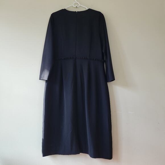 J. Crew sheath dress With Ruffle Detail Size 16T - Picture 4 of 8